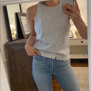 Drew XS Fringe Detail Top